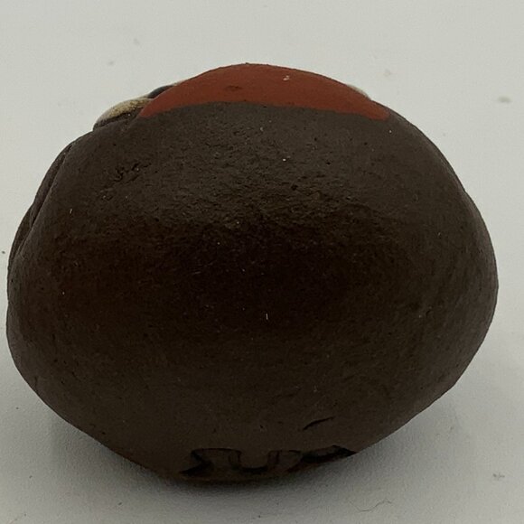 Signed RARE Vintage Marianne SUDA Brown Pottery Ceramic Owl Canada - Picture 7 of 7